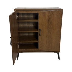 Malaysian wooden shoe cabinet, 4 shelves, shoe rack