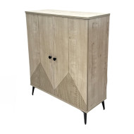 Beige shoe rack