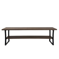brown wood plasma table