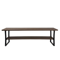 brown wood plasma table