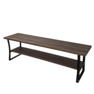 brown wood plasma table