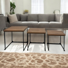 3-piece modular serving table set