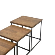 3-piece modular serving table set