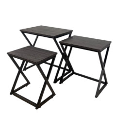 3-piece modular serving table set