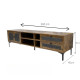 Plasma table, brown wooden TV 160cm Plasma table, brown wooden TV 160cm