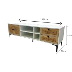 طاولة بلازما , تلفزيون لون ابيض 140cm