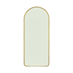 Gold aluminum wall mirrors