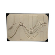 3D abstract painting, beige color, 120*80