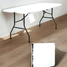 White Fiber Folding Table