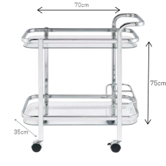Taiwanese glass steel serving tray