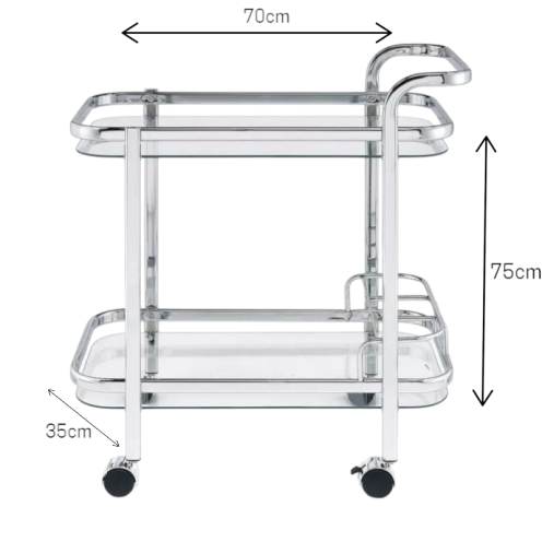 Taiwanese glass steel serving tray