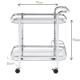 Taiwanese glass steel serving tray