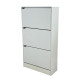 Cabinet, shoe cabinet, white colored vertical shoes