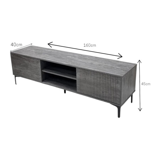 160cm Grey Plasma TV Table 160cm Grey Plasma TV Table