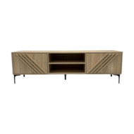 160cm Light Wood Plasma TV Table