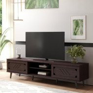 180cm Dark Brown Plasma TV Table