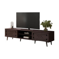 180cm Dark Brown Plasma TV Table