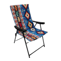 Folding fabric travel chair