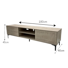 TV table, plasma, modern design, beige color