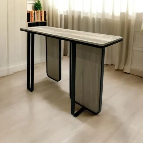 Modern and contemporary wooden iron entrance table Modern and contemporary wooden iron entrance table