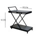Modern and contemporary gray serving trolley Modern and contemporary gray serving trolley