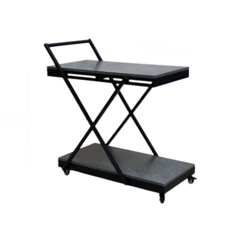 Modern and contemporary gray serving trolley Modern and contemporary gray serving trolley