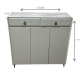 Cupboard, shoe rack, ceramic surface Cupboard, shoe rack, ceramic surface