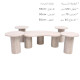 Luxury table set, modern and elegant wood Luxury table set, modern and elegant wood