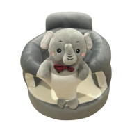 Grey teddy bear baby chair