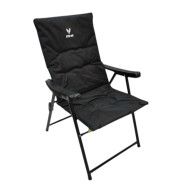Black folding travel chair