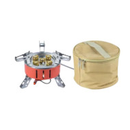 5-burner gas stove for camping and trips