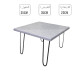 5-piece floor table set
