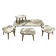 Turkish rectangular wooden floor table set Turkish rectangular wooden floor table set